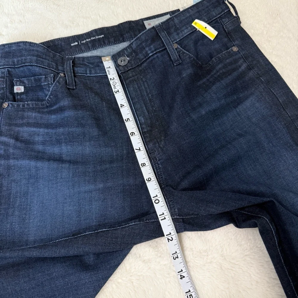 AG Adriano Goldschmied Women’s Mari High Rise Slim Straight Leg Jeans-Sz 32, NWT